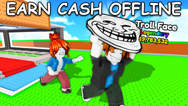 Gameplay screenshot showing a player's meme collection and base