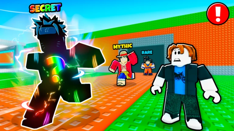 A collage of popular anime characters featured in the Steal an Anime game